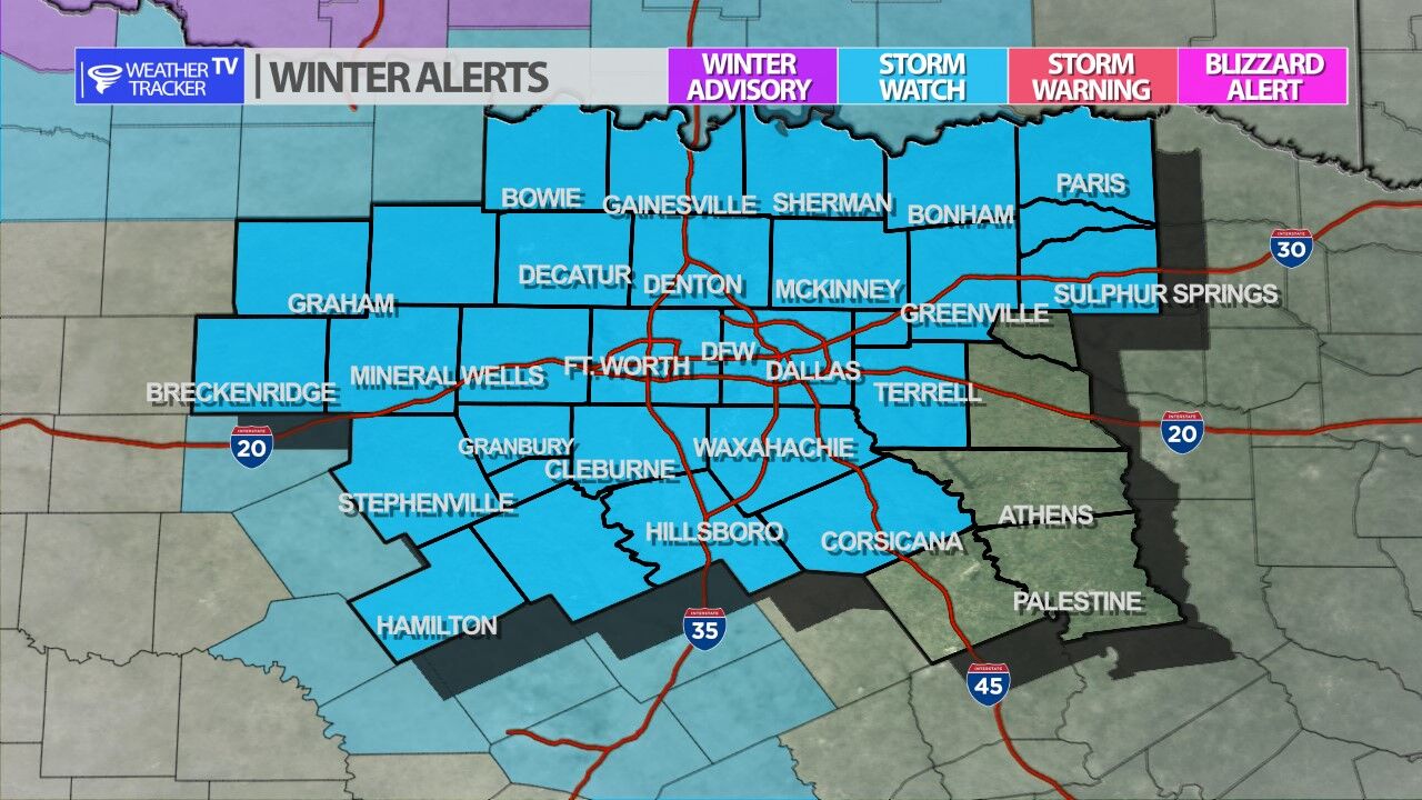 Winter Storm Likely for North Texas